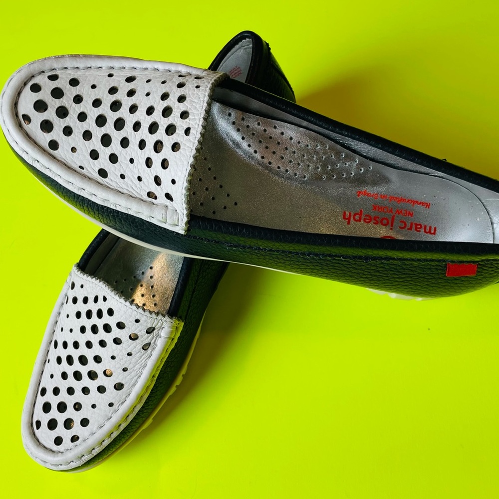 Marc Joseph New York Women's Leather Luxury Made in Brazil Golf Shoes Size 6X